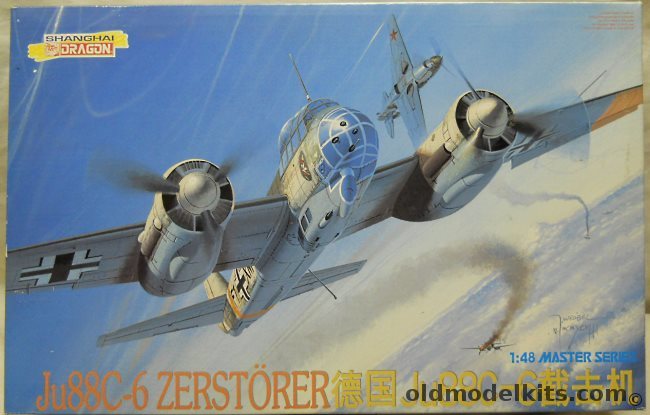 Dragon 1/48 JU-88 C-6 Zerstorer, 5536 plastic model kit